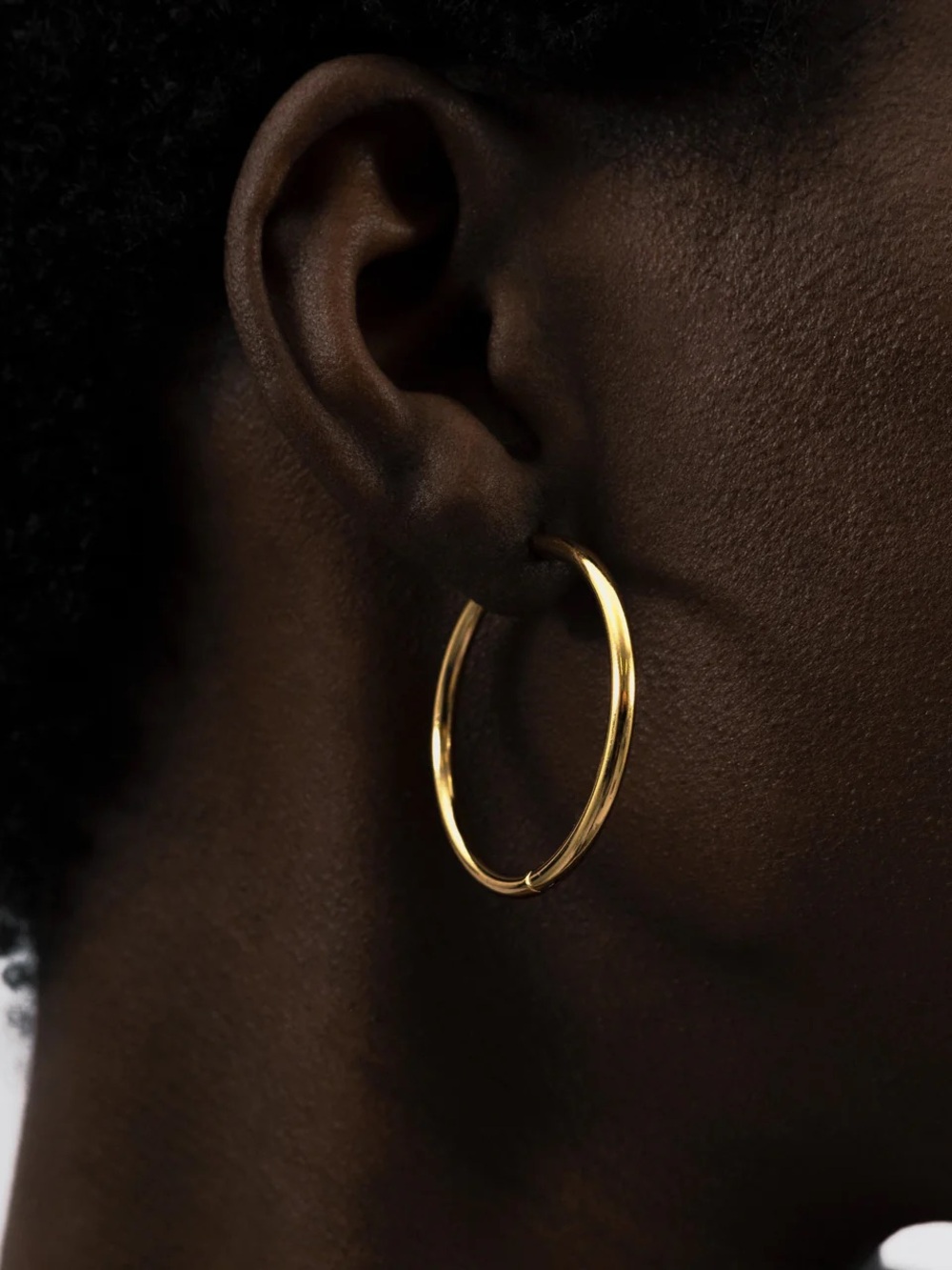 Hey Harper thin Ruby hoops